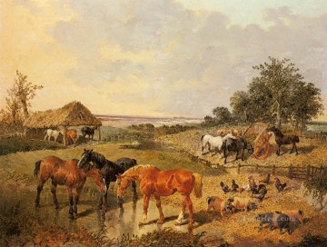  Caballo Pintura - Vida en el campo John Frederick Herring Jr caballo